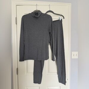 Cuddl Duds Gray Pajama Set